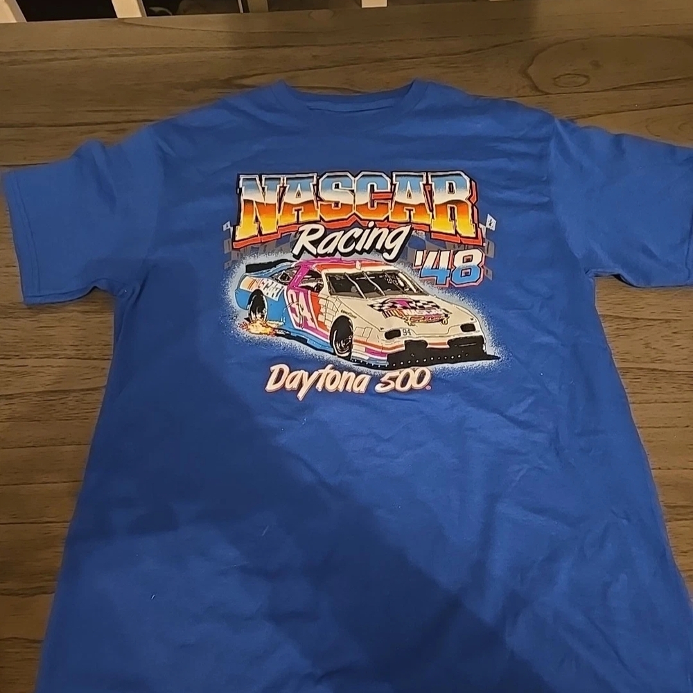 Nascar Mens Blue Daytona 500 Tee